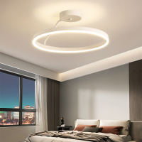 辛羽轻奢卧室吸顶灯现代简约餐厅书房吊灯镂空设计云朵吸顶灯北欧LED灯饰