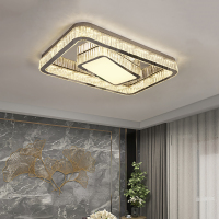 辛羽轻奢水晶灯2022年新款简约现代大气客厅灯LED卧室书房吸顶灯