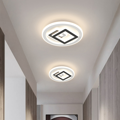 辛羽轻奢北欧卧室吸顶灯新款家用创意走廊过道灯现代简约客厅LED灯具