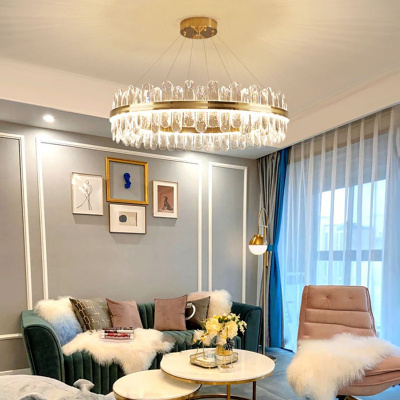 辛羽2022新款后现代轻奢客厅水晶吊灯简约创意个性餐厅卧室灯具