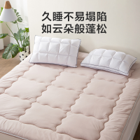 LOVO乐蜗家纺榻榻米床垫子褥子乐肤绒防滑垫被加厚可折叠软垫1.8m