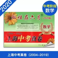 2020版灿烂在六月上海中考真卷数学2004-2019上海历年中考真题试卷集含答案中西书局