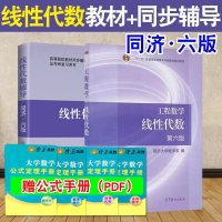 线性代数同济六版教材+线性代数辅导书线代同济六版6版工程数学线性代数第六版辅导书及习题