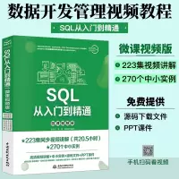 SQL从入到精通sql基础入教材数据挖掘数据库原理应用教程书籍技术人员sqlserver数据库