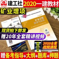 备考2020年一建教材2019矿业一级建造师2019教材矿业实务公用工程管理与实务矿业实务教材单本