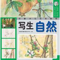 青藤少儿美术教程写生自然美术画册少儿素描彩铅画自然风景鲜花蔬果场景写生画集青藤美术培训教材书籍