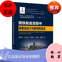 钢铁制造流程中碳素流运行与碳减排途径 郦秀萍著 高等院校冶金工程专业 工业生态学参考书 钢铁行业 企