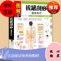图解拔罐刮痧速效自疗 中医养生保健书籍 刺络罐法 拔火罐法 火疗艾灸刮痧面刮法的书 健康类书籍