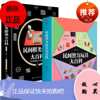 [全2册]民间智力玩具大百科+民间棋类游戏大百科周伟中民间棋类爱好者小学生益智思维游戏数学原理知识