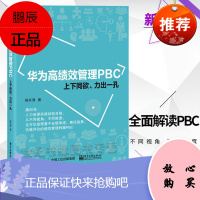 华为高绩效管理PBC 上下同欲、力出一孔 杨长清个人绩效考核HR企业管理PBC目标制定