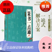 篆书一点通 篆书书法入门 篆书字帖毛笔初学者篆书教程 中国书法篆书技法详解碑帖临摹篆书技能创作碑帖赏