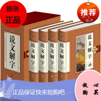 说文解字精装套装 原文译文注释插图版说文解字注书籍图解古代汉语字典 古文字字典咬文嚼字细说汉字的故事