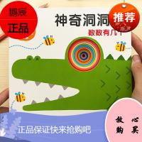 邦臣小红花神奇洞洞书 儿童益智启蒙智力开发数学洞洞书0-3岁宝宝撕不烂早教启蒙认知中英文双语奇妙立体