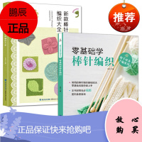 零基础学棒针编织+新款棒针花样编织大全 织毛衣的书入门教程 棒针图解手工毛衣编织书籍大全 做衣服针织