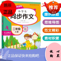 小蜜蜂 名师课堂 小学生同步作文 二年级上 2年级第一学期 作文领先者暑假衔接教材与写作课外强化训练