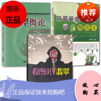 翡翠书籍3册 看图识翡翠/翡翠概论/翡翠鉴赏与选购精选本 艺术鉴赏收藏书籍 学习翡翠的参考书工具书