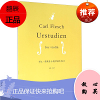 卡尔 费莱什小提琴基本练习 卡尔弗莱什 独奏伴奏教程初学者入门书籍 艺术音乐读物 小提琴学习练习书籍