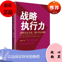 战略执行力 战略决定未来 执行决定成败 周文平 企业战略管理 战略执行案例分析阐述书籍 管理者读物