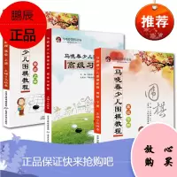马晓春少儿围棋教程高级3册 马晓春少儿围棋教程高级上册/下册/习题集 围棋棋谱少儿围棋入门教程教材书