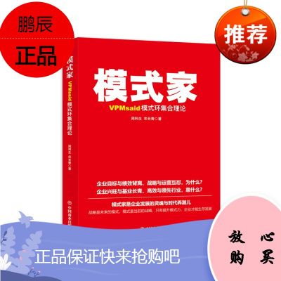 模式家 VPMsaid模式环集合理论 周利生 宋长青 商业模式的创新结构理论 经济管理读物 经济理论