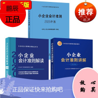 2020新版 套装 小企业会计准则 小企业会计准则讲解 小企业会计准则解读 立信会计出版