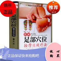 全彩图解易学易会 足部足底按摩书 足疗书籍教材 技师按摩经络穴位书籍图解大全反射区手法 脚底教程基本