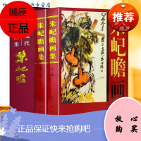 朱屺瞻画集 中国现代名家画集 写意山水国画花鸟人物 墨兰图轴书法对联鉴赏
