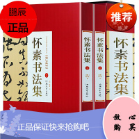 怀素书法集 16开精装2册铜版纸印刷 汕头大学出版社 书法全集书法作品集书法技巧书法入门名家书法