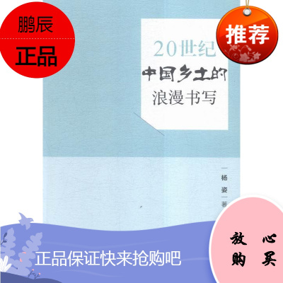 20世纪中国乡土的浪漫书写杨姿文学9787516169759 乡土小说小说研究中国世纪