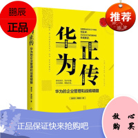 华为正传 黄伟芳李晓阳 华为的企业管理与战略精髓 华为发展案例工作法则实操方法 市场营销管理书籍