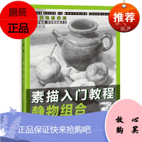 素描入门教程 静物组合 飞乐鸟 零基础素描自学书籍 静物组合案例 素描临摹学习 艺术绘画素描速写