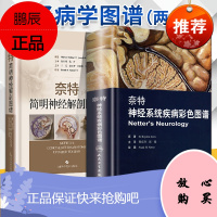 2本套 奈特简明神经解剖图谱+奈特神经系统疾病彩色图谱 精神病学 神经解剖图谱 人民卫生出版社
