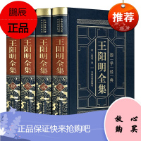 王阳明全集 全4册 王阳明全集 王阳明全集文白对照版 王阳明传 大全集 王阳明全书 王阳明大传 王阳