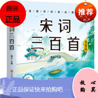 儿童国学经典启蒙系列一宋词三百首 幼儿早教书课外阅读绘本故事插画赏析有声伴读儿童启蒙认知诗词书籍