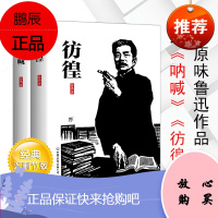 书籍 呐喊 彷徨 套装共2册 鲁迅著 中国当代文学精选青少年中小学生读书 朝花夕拾、野草、故事新编书籍书排行榜