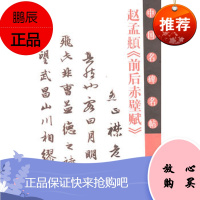 中国名碑名帖(赵孟頫《前后赤壁赋》)冯德良江西美术出版社有限责任