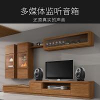 家用客厅音响台式电脑电视笔记本HiFi有源音箱多媒体高保真超低音炮便携3D环绕音 灰黑色