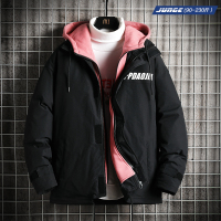 2020年冬季新款假两件棉衣男棉服面包服卫衣连帽潮牌潮流ins大码