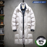 2020年冬季新款轻羽绒服男潮潮流帅气中长款风衣大衣保暖潮牌ins