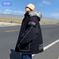 印花棉衣男士冬季连帽棉袄外套潮牌宽松2020新款加厚保暖羽绒棉服