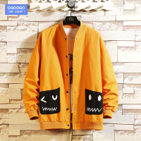 秋冬季日系上衣夹克外套男装潮牌胖子大码宽松休闲韩版潮流棒球服