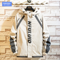 秋冬季机能加厚冲锋衣男潮牌大码工装外套胖子宽松夹克休闲上衣服