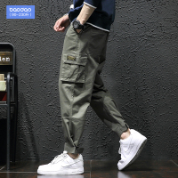 秋冬长裤工装裤男潮牌胖子加肥加大码休闲裤宽松束脚韩版潮流裤子