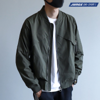 秋天男装飞行夹克男修身休闲春季棒球服外套韩版潮流大码外套百搭