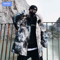 迷彩棉袄男士工装潮牌大码冬季棉衣2020新款宽松加厚外套羽绒棉服