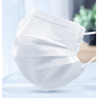 【50片装 】山崎口罩宽耳带三层透气一次性防护成人口罩含熔喷层防飞沫防尘夏季