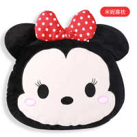 敬平汽车靠枕卡通车用头枕腰靠套装创意个性可爱米奇护颈枕靠垫女 米妮靠枕 平