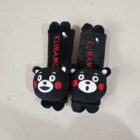 敬平海狮龙猫小猪猪卡通护颈枕车枕头靠枕颈枕车饰车用一对装 小黑熊护肩(一对) 平