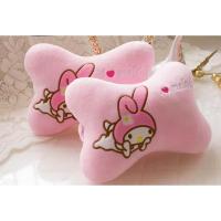 敬平海狮龙猫小猪猪卡通护颈枕车枕头靠枕颈枕车饰车用一对装 小兔子头枕(一对) 平