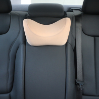 敬平汽车上儿童睡觉头枕靠枕后排坐车载卡通简易座椅安全带睡枕头 经典杏儿童枕1个 无固定眼罩调节器 平